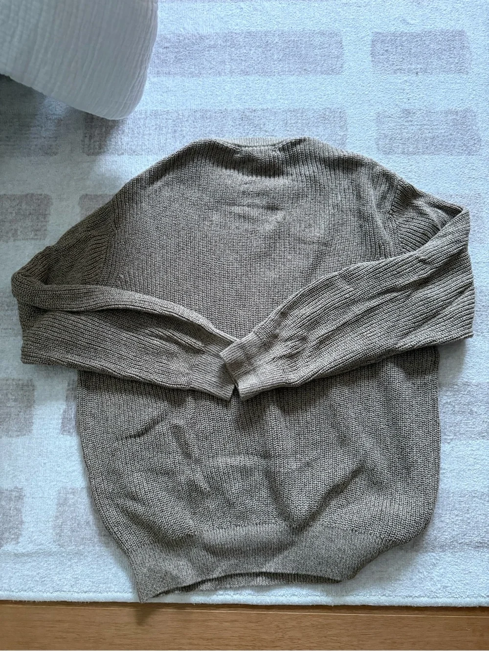 Men's Rag & Bone Crewneck Sweater in Light Brown Small